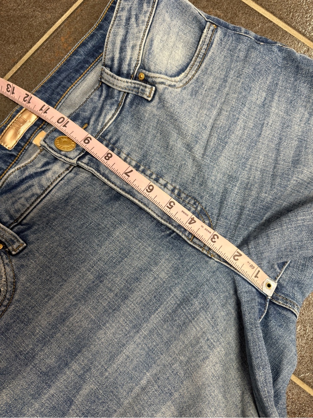 Kut From the Kloth Meg Fab Ab Wide Leg Denim Jeans High Rise Cuffed Hem Blue 6 - Picture 11 of 14